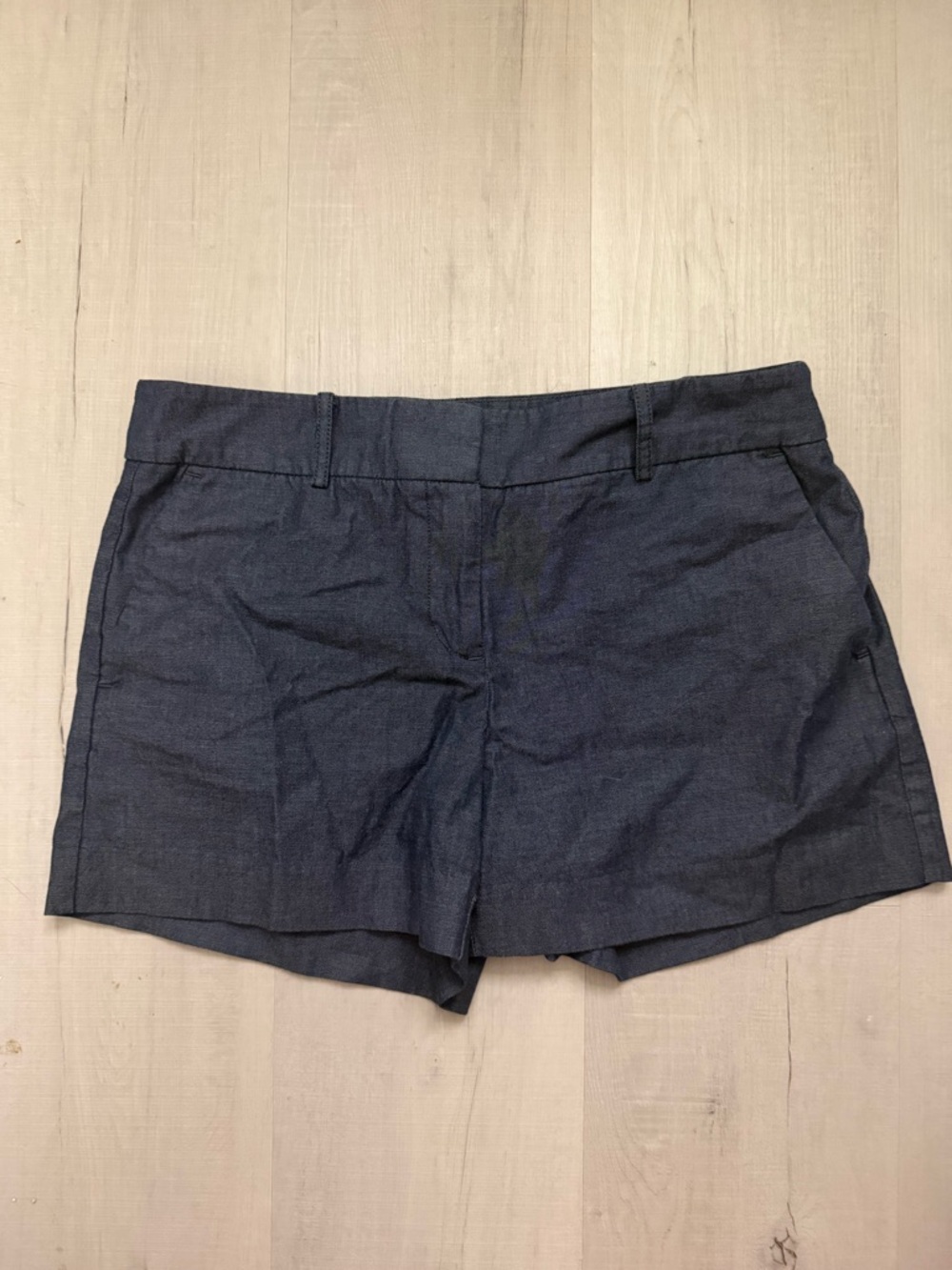 Ann Taylor Navy Structured Bermuda Shorts